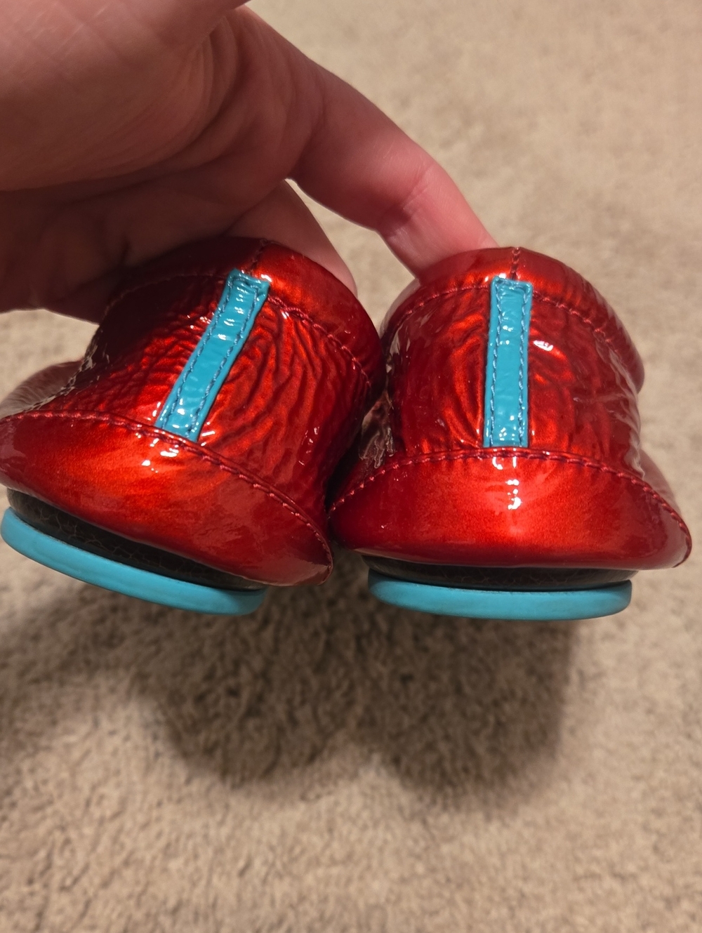 Tieks - Red Diamond - Picture 2 of 4